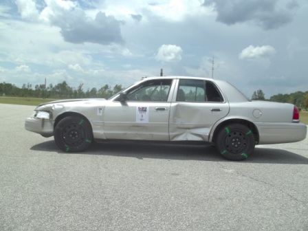 SCARS 2011 Crash 3 Lt Side of Bullet Vehicle Post-Impact