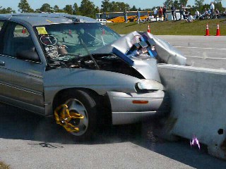 1999 Ford taurus crash test #4