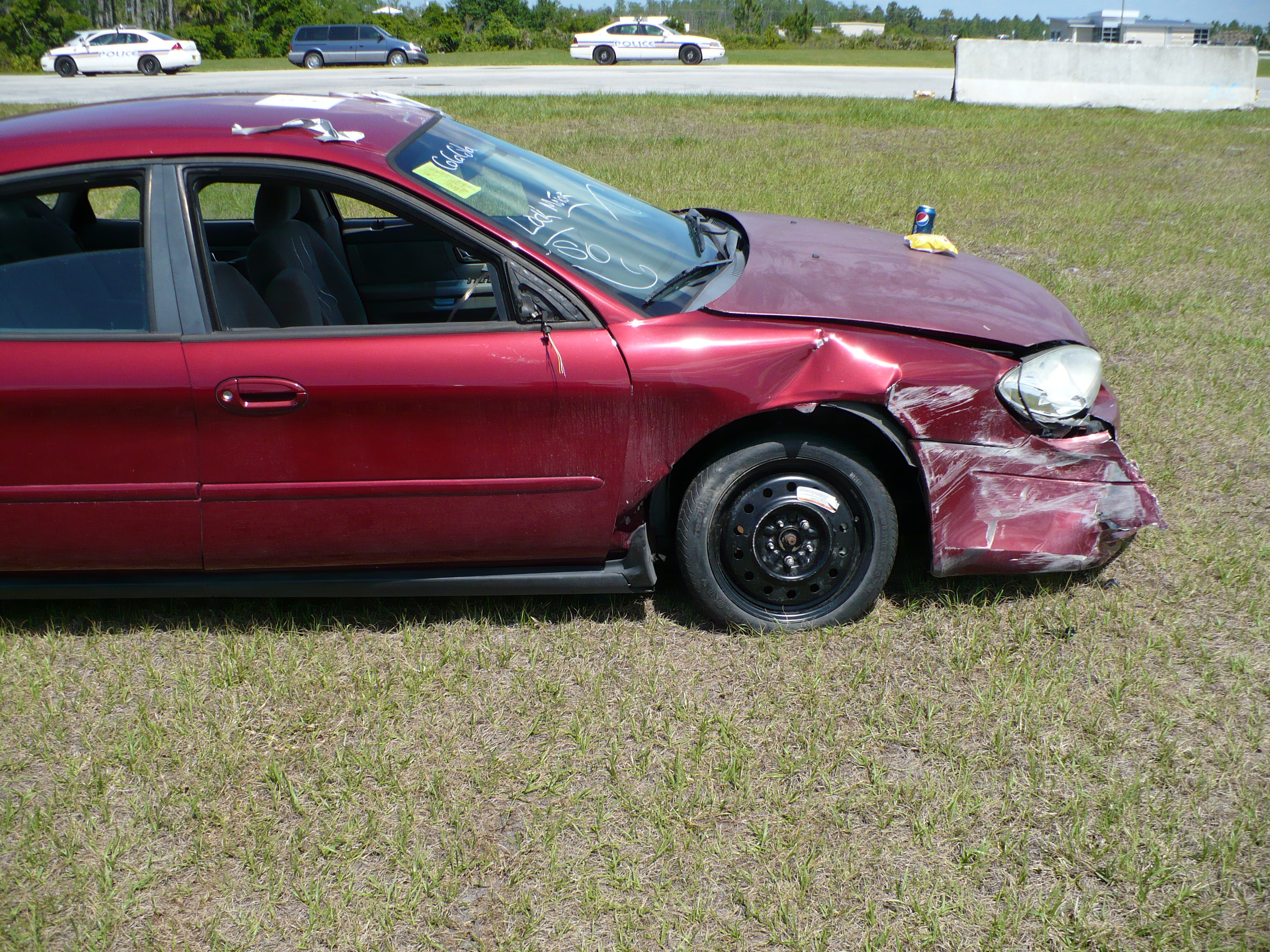 1999 Ford taurus crash test #3