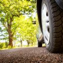 car on asphalt road