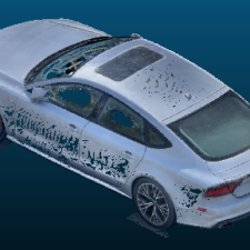 2018 Audi A7 - Silver Rear
