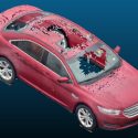 A point cloud model of a 2013 Ford Taurus