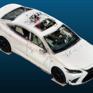 2022 Lexus ES Point Cloud Reference image