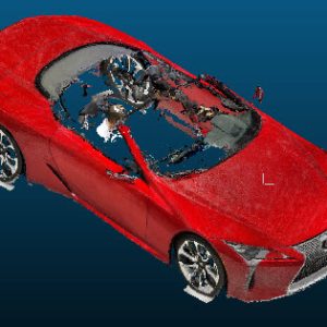 2022 Lexus LC Point Cloud Reference image