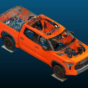 2022 Toyota Tundra Point Cloud Reference image