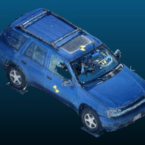 2006 Chevrolet Trailblazer LS SWB vehicle Point Cloud Reference image