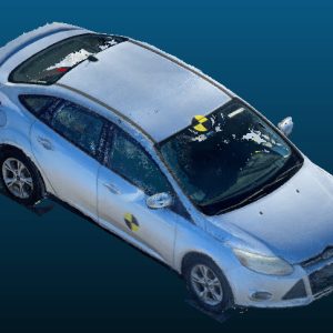2012 Ford Focus 4dr Sedan vehicle Point Cloud Reference Image