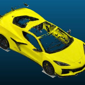 2023 Chevrolet Corvette Coupe Point Cloud Reference Image
