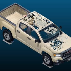 2023 GMC Canyon Crew Cab Point Cloud Reference Image