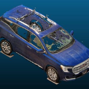 2023 GMC Terrain SUV Point Cloud Reference Image