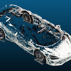 2024 McLaren 750S Spider Point Cloud Reference Image