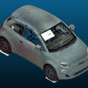 2025 Fiat 500e vehicle Point Cloud Reference image