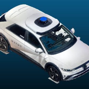 2025 Hyundai Ioniq 5 Waymo Equipped vehicle Point Cloud Reference image