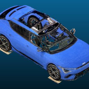 2025 Kia EV6 GT Line AWD vehicle Point Cloud Reference image