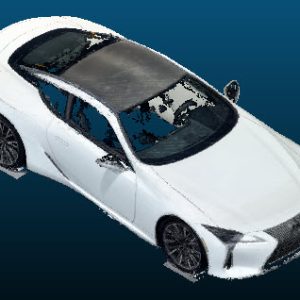 2025 Lexus LC300 2dr Coupe vehicle Point Cloud Reference image