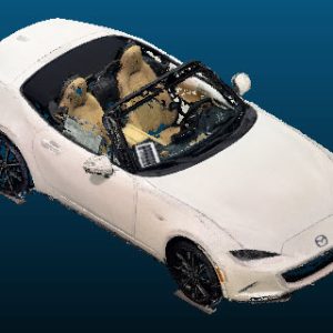 2025 Mazda Miata MX-5 Convertible vehicle Point Cloud Reference image