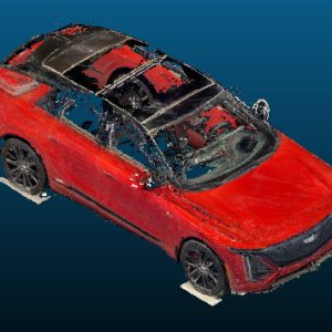 2026 Cadillac Lyriq SUV vehicle Point Cloud Reference image
