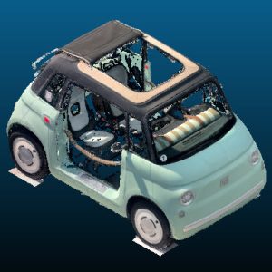 2026 Fiat Topolino - No Doors - Europe only vehicle Point Cloud Reference image