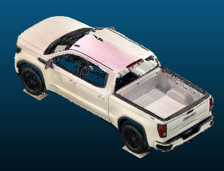 2026 GMC Sierra 1500 Crew Cab 147wb vehicle Point Cloud Reference image