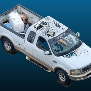 1997 Ford F150 Supercab 4x2 139wb vehicle Point Cloud Reference image