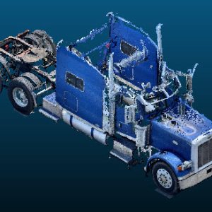 1998 Peterbilt 379 6x4 Tractor vehicle Point Cloud Reference image