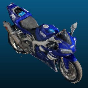 1999 Yamaha YZF-R1 vehicle Point Cloud Reference image