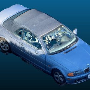 2002 BMW 355Ci Convertible vehicle Point Cloud Reference image