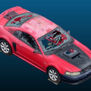 2003 Ford Mustang Coupe vehicle Point Cloud Reference image