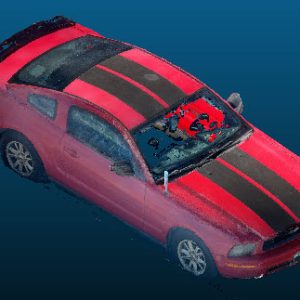 2005 Ford Mustang Coupe vehicle Point Cloud Reference image