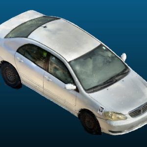 2006 Toyotal Corolla vehicle Point Cloud Reference image