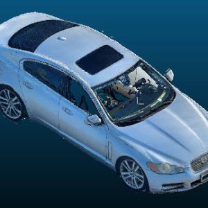 2010 Jaguar XF 4dr Sedan vehicle Point Cloud Reference image