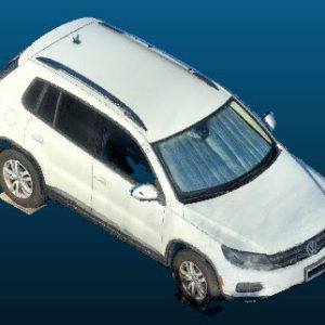 2016 Volkswagen Tiguan TSi vehicle Point Cloud Reference image