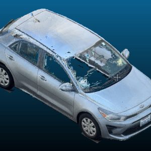 2021 Kia Rio S 4 door Hatchback vehicle Point Cloud Reference image