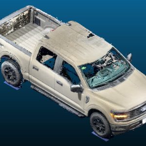 2025 Ford F150 Supercrew 145wb vehicle Point Cloud Reference image