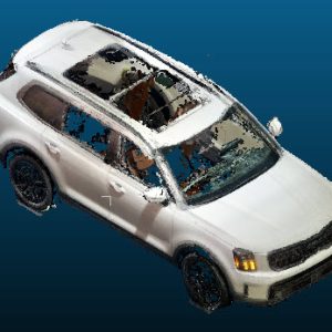 2025 Kia Telluride vehicle Point Cloud Reference image