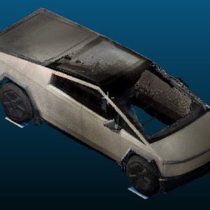 2025 Tesla CyberTruck vehicle Point Cloud Reference image