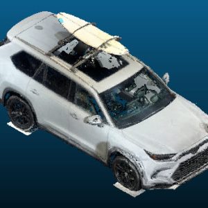 2025 Toyota Grand Highlander Platinum vehicle Point Cloud Reference image