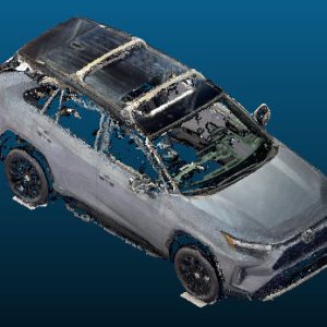 2025 Toyota RAV4 Hybrid vehicle Point Cloud Reference image