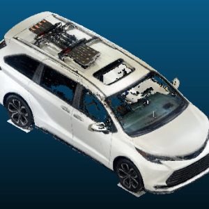 2025 Toyota Sienna Platinum vehicle Point Cloud Reference image