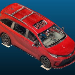 2025 Toyota Sienna XSE AWD vehicle Point Cloud Reference image