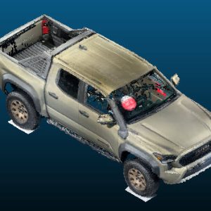 2025 Toyota Tacoma Trailhunter Doublecab 132wb vehicle Point Cloud Reference image