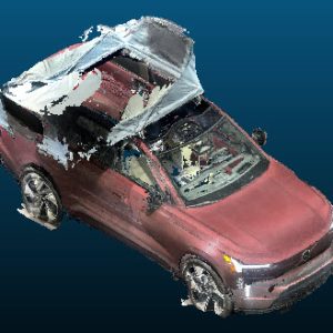 2025 Volvo XC90 vehicle Point Cloud Reference image