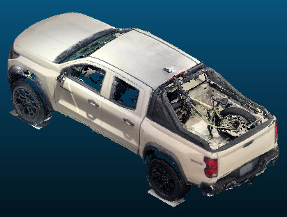2026 Chevrolet Colorado Crew Cab Trail Boss vehicle Point Cloud Reference image
