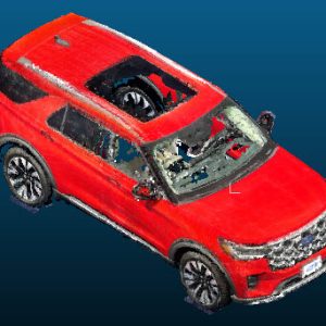 2026 Ford Explorer vehicle Point Cloud Reference image