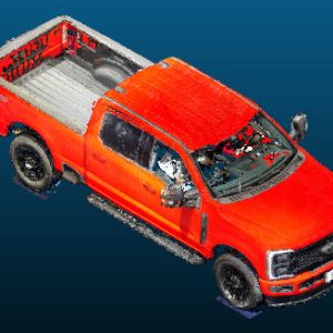 2026 Ford F250 Crew Cab 160wb vehicle Point Cloud Reference image