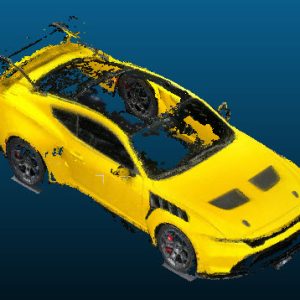 2026 Ford Mustang GTD Coupe vehicle Point Cloud Reference image