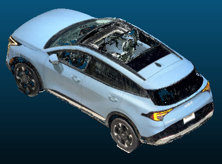 2026 Kia Sportage vehicle Point Cloud Reference image