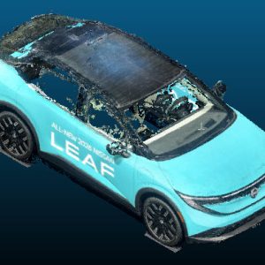 2026 Nissan Leaf vehicle Point Cloud Reference image