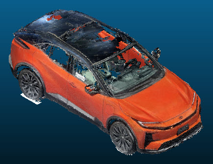2026 Toyota C-HR vehicle Point Cloud Reference image