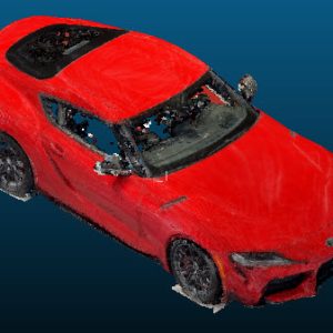 2026 Toyota GR Supra vehicle Point Cloud Reference image